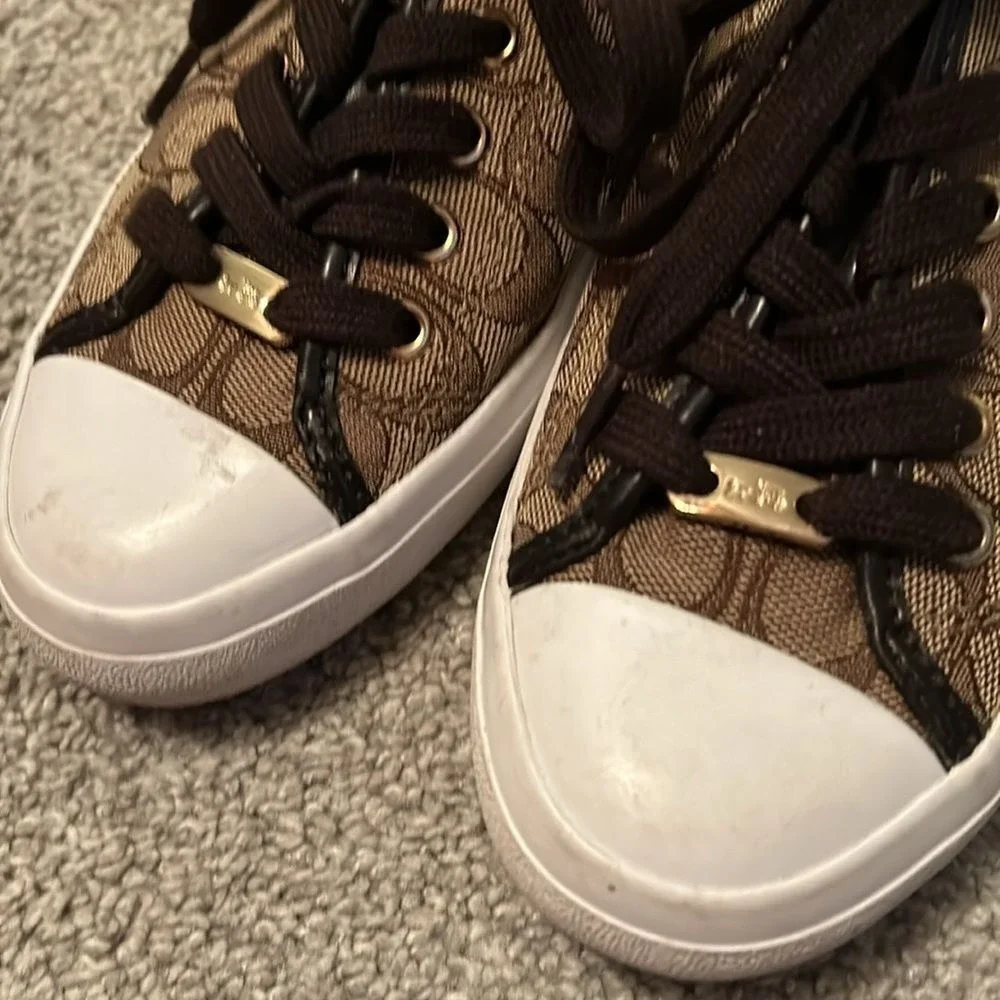 COACH Empire Sneakers Shoes Size 7.5B‎